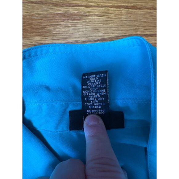 Catherines Womens Turquoise Lightweight Zip-Front Jacket Size 2X 22/24W - Picture 7 of 7